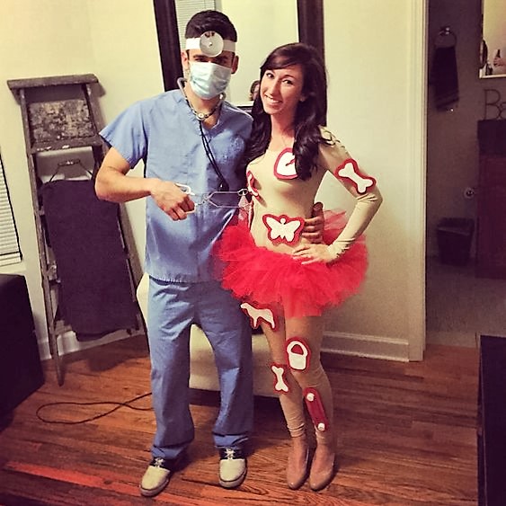 Unique funny couple girl duo halloween costumes ideas 2017