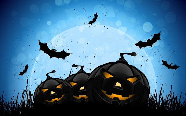Halloween full moon hd wallpapers images pics for PC mobile