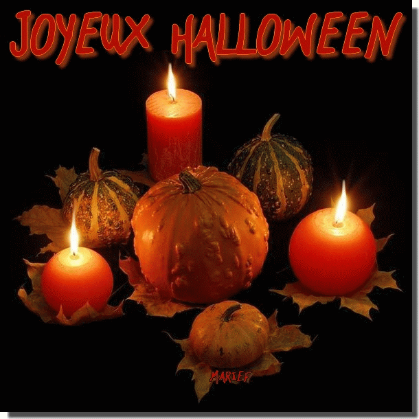 Joyeux halloween- happy halloween in french animated gif Images