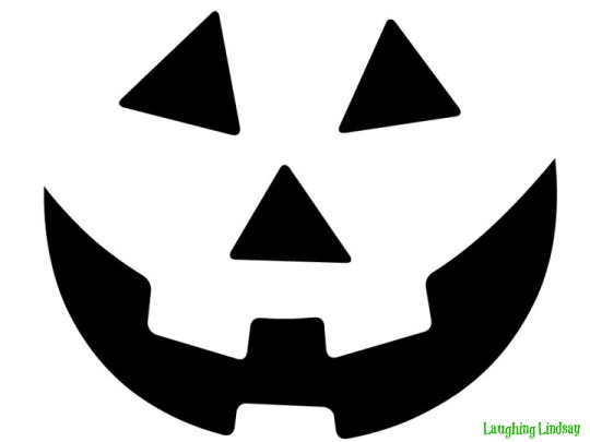 Free Printable easy funny jack o lantern face stencils patterns