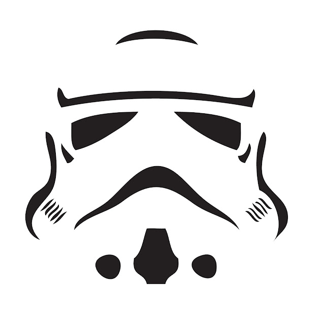 Star wars pumpkin stencils carving pattern outline free printable