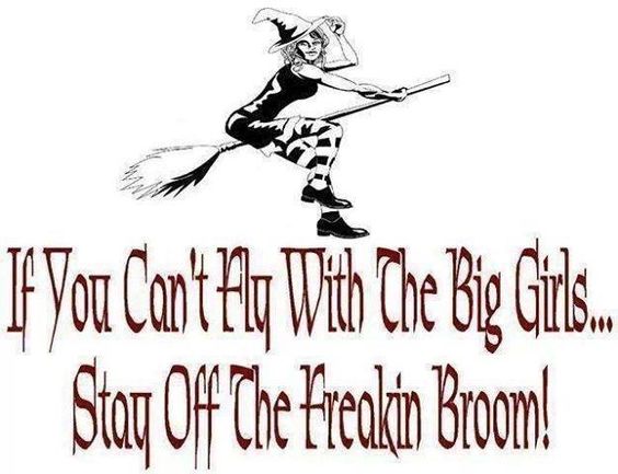 Famous funny halloween witch broom quotes and sayings images