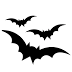 Free printable bat pumpkin carving patterns design templates