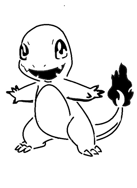 Download pokemon outline template for carving pumpkin