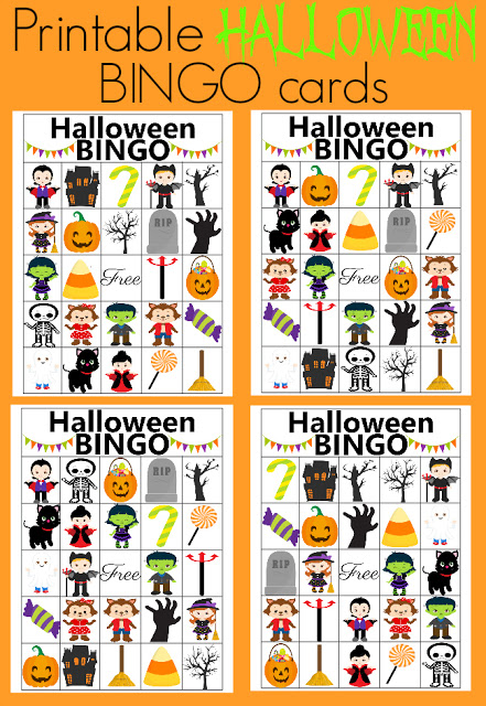Best Printable halloween bingo cards with pictures numbers for Free